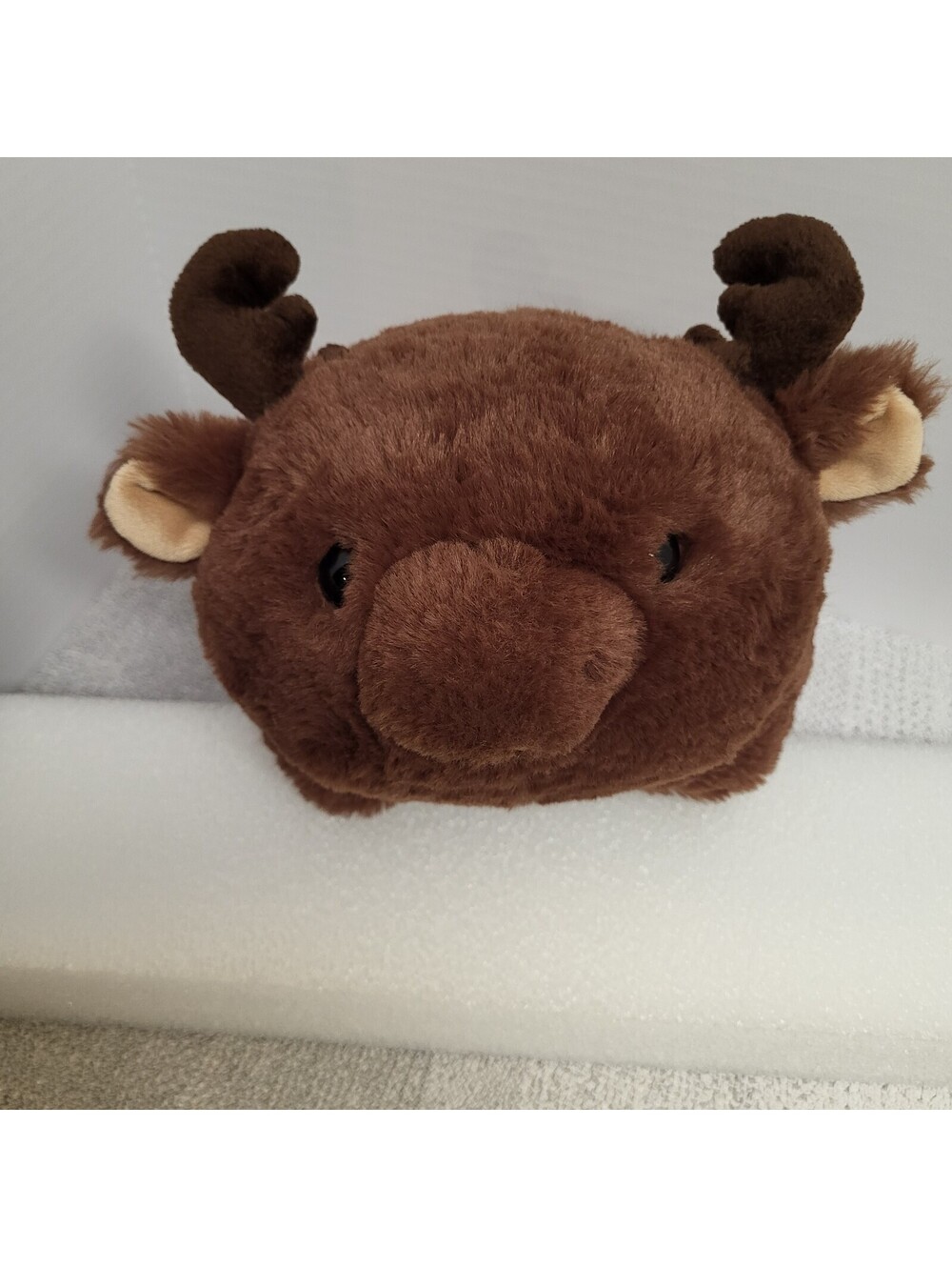Aurora Brown Plush Reindeer Stuffed Animal Toy 10" very soft and cuddly